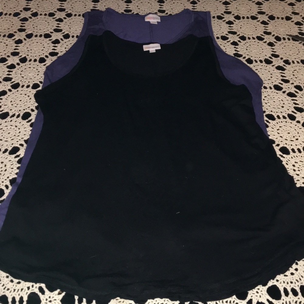2 Lularoe Tank Tops Size Large